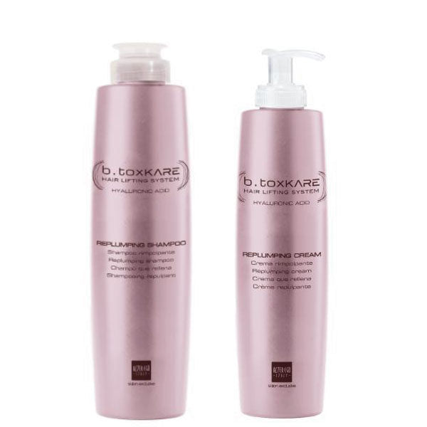 B.TOXKARE Replumpling Shampoo + Conditioner 透明質酸補充洗髮露+護髮素 300ml+200ml